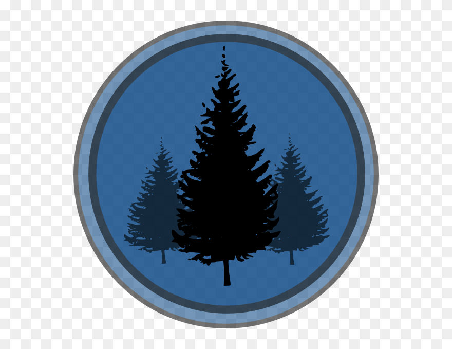 Simple Tree Silhouette Art Clipart