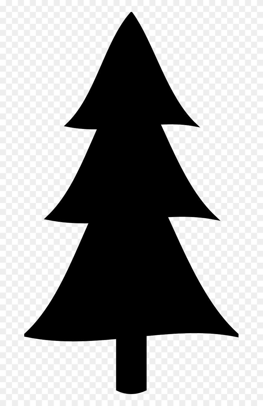 Clipart Pine Tree Silhouette - Png Download