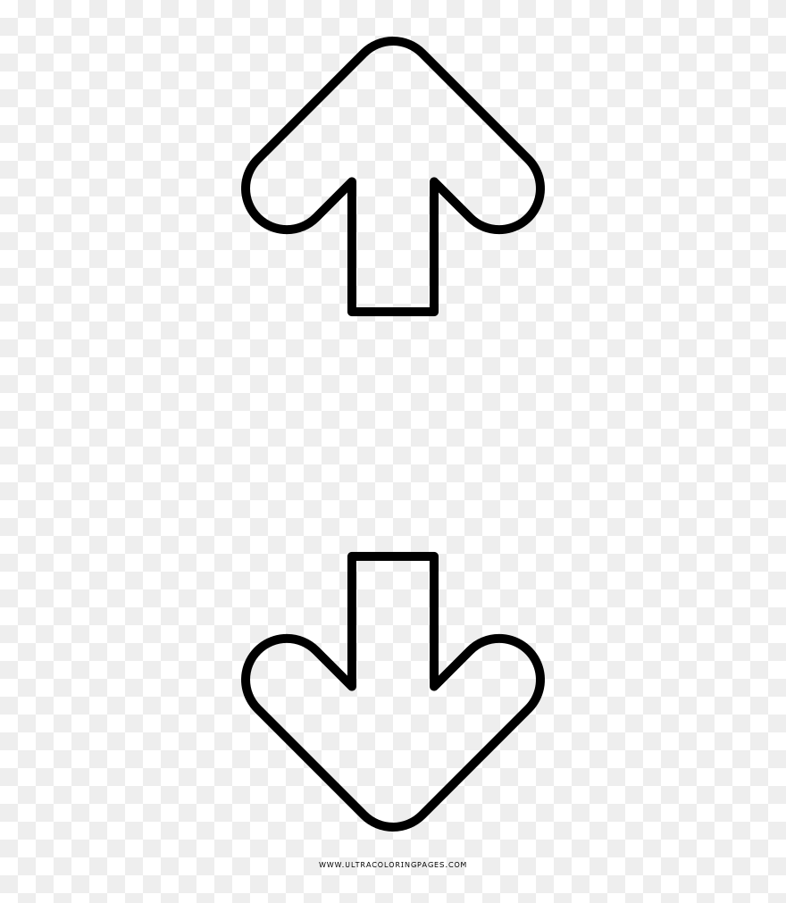 Up And Down Coloring Pages Clipart