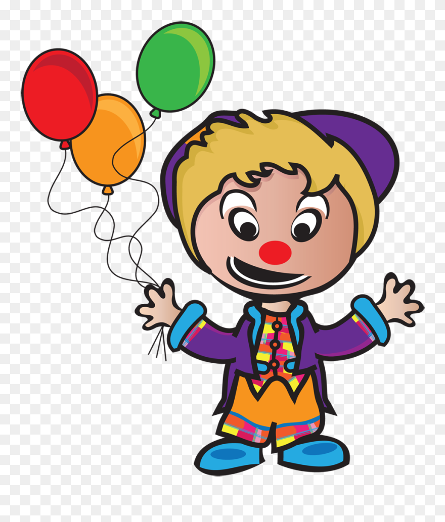 Clown - Cartoon Clipart