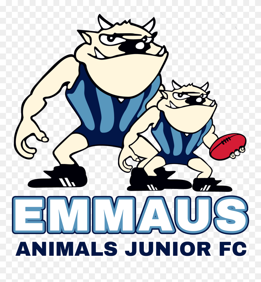 Animals Playing Football Clipart Clipart Free Stock - Emmaus Animals - Png Download