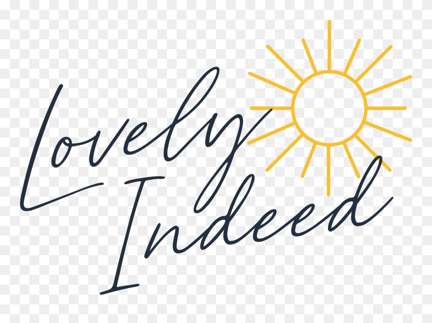 Lovely Indeed - Calligraphy Clipart