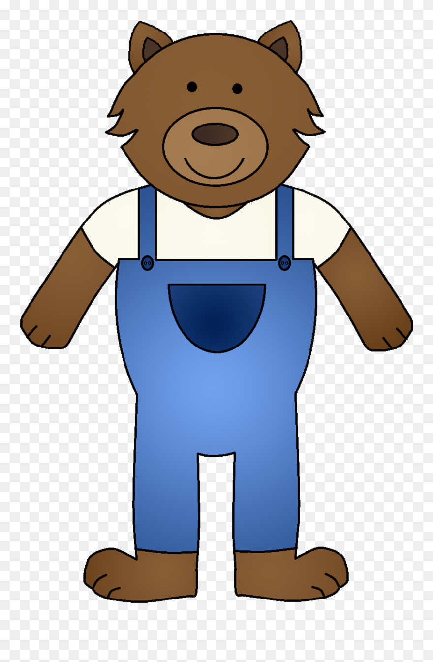 Graphics By Ruth - Three Little Pigs Cute Big Bad Wolf Clipart