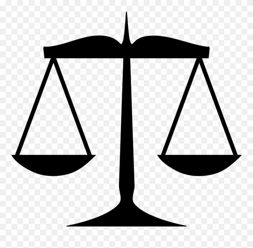 Scales Of Justice Clip Art - Png Download