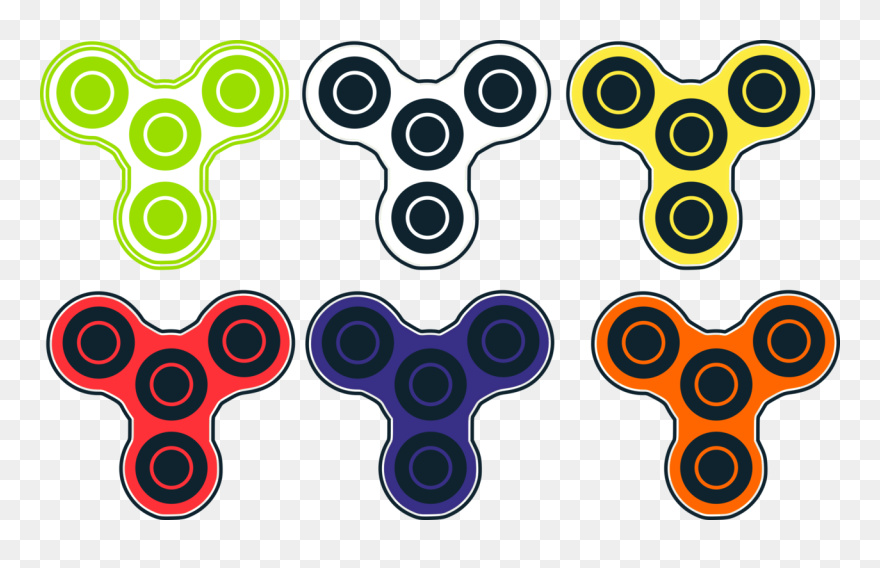 Fidget Spinner Clipart - Clip Art Fidget Spinner - Png Download