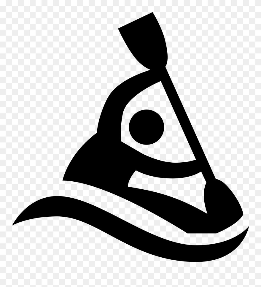 Transparent Canoe Paddle Png - Canoe Slalom Png Clipart