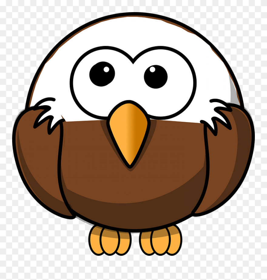 Cute Eagle Clipart - Png Download