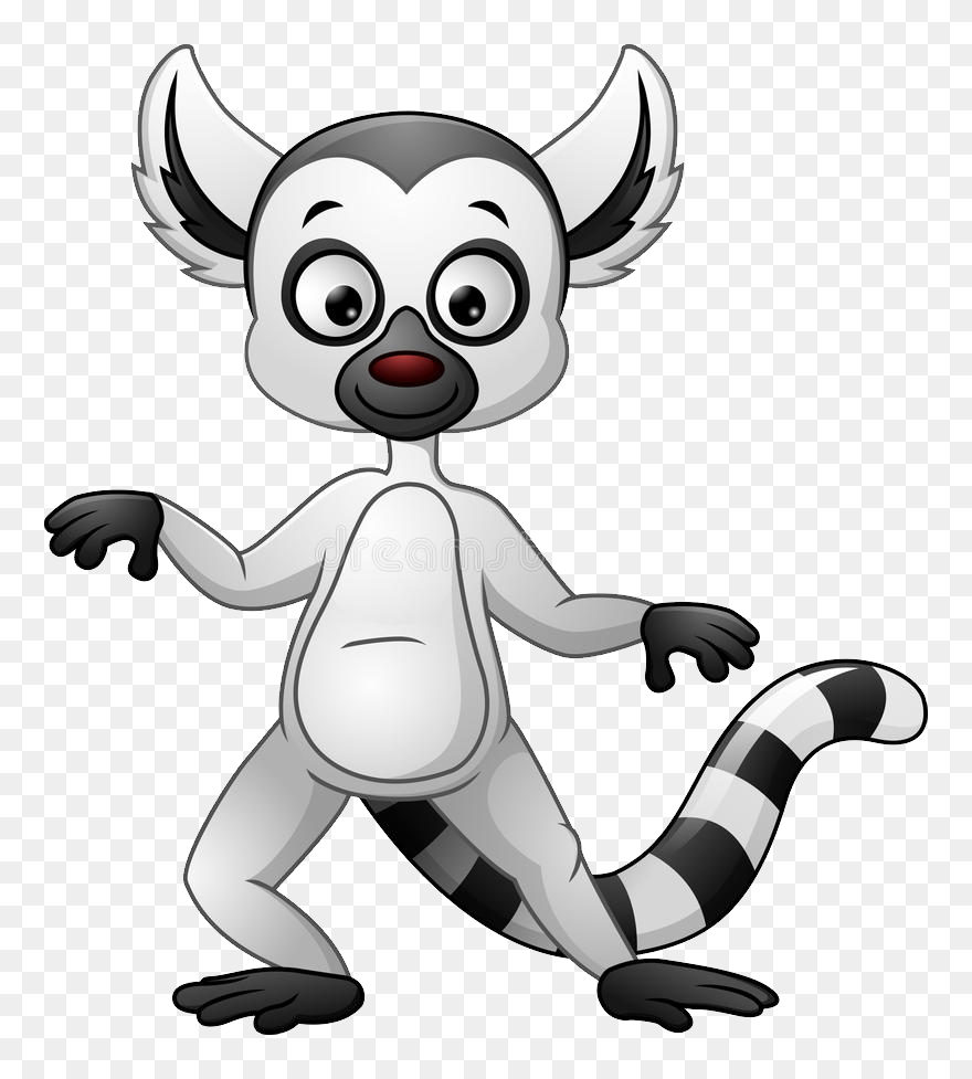  lemur Olami Png - Ring Tailed Lemurs Animated Clipart