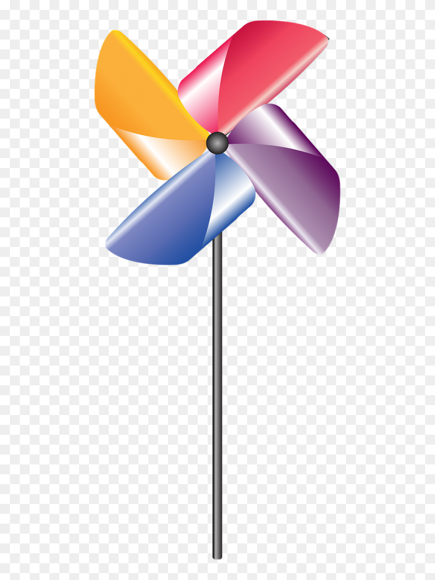 Pinwheel Spinner Festival - Cata Vento Em Png Clipart