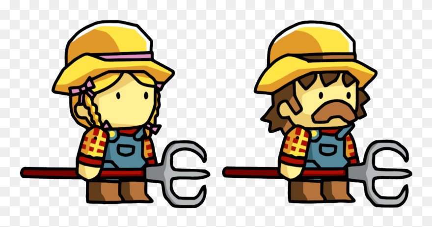 Cartoon Farmers Transparent Clipart