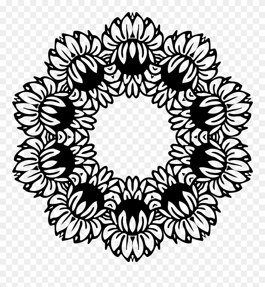 Arabesque Vector Floral - Clip Art - Png Download