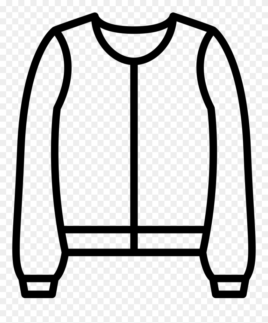 Cardigan Drawing Simple - Easy Leather Jacket Drawing Clipart