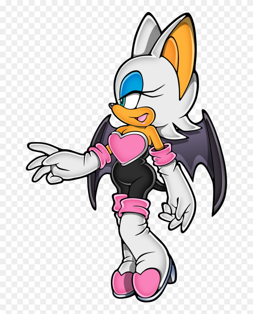 Rouge The Bat Sega Wiki - Rouge The Bat Clipart