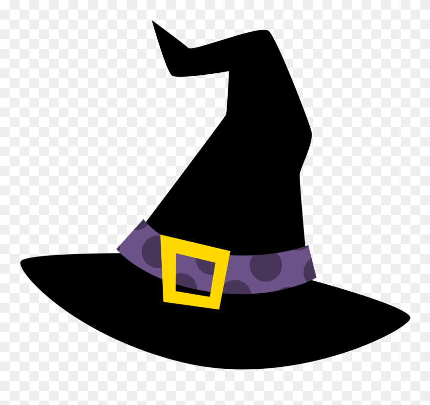 Halloween Witch Hat Clipart - Png Download