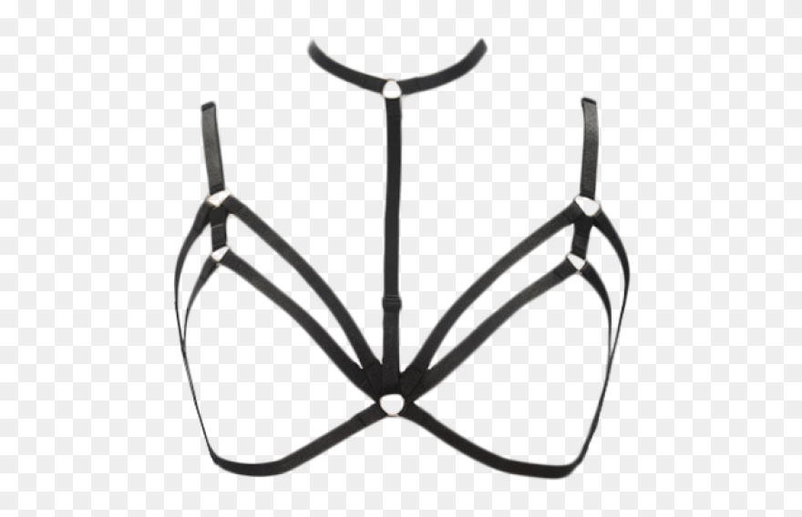 14% Off] 2019 Bra Bondage Harness Layered Body Jewelry - Bondage Png Clipart