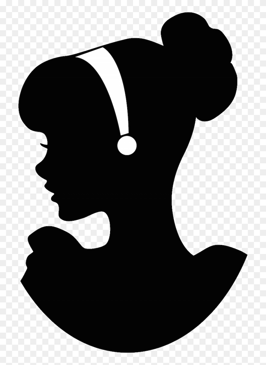 Cinderella Png - Cinderella Silhouette Head Disney Clipart