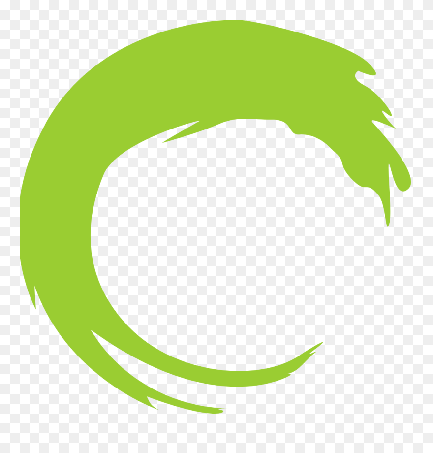 Brush Circle Green Png Clipart