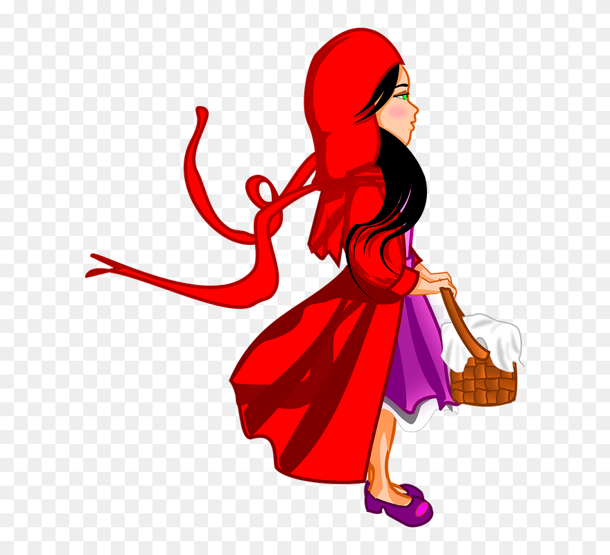 Le Petit Chaperon Rouge, Un Conte De Grimm - Little Red Riding Hood Transparent Clipart