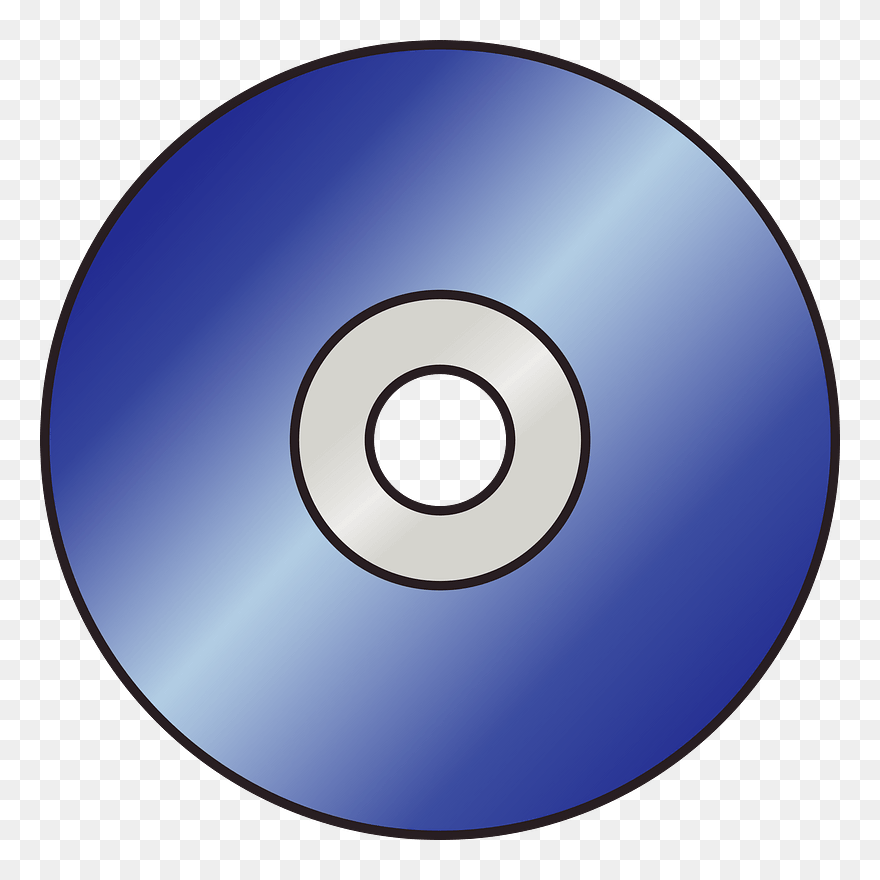Blu Ray Disc Clipart - Blu Ray Disc イラスト - Png Download