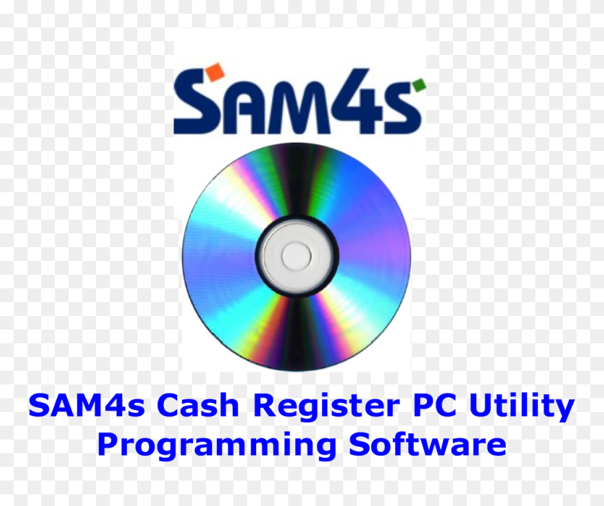 Sam4s Cash Register Pc Utility - Cd Clipart