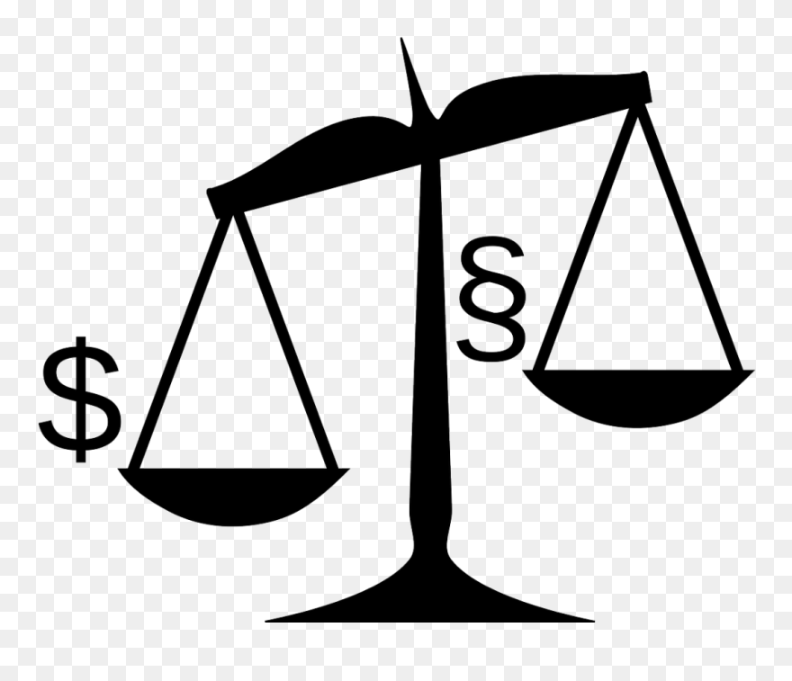 Scales Of Justice Clip Art - Png Download