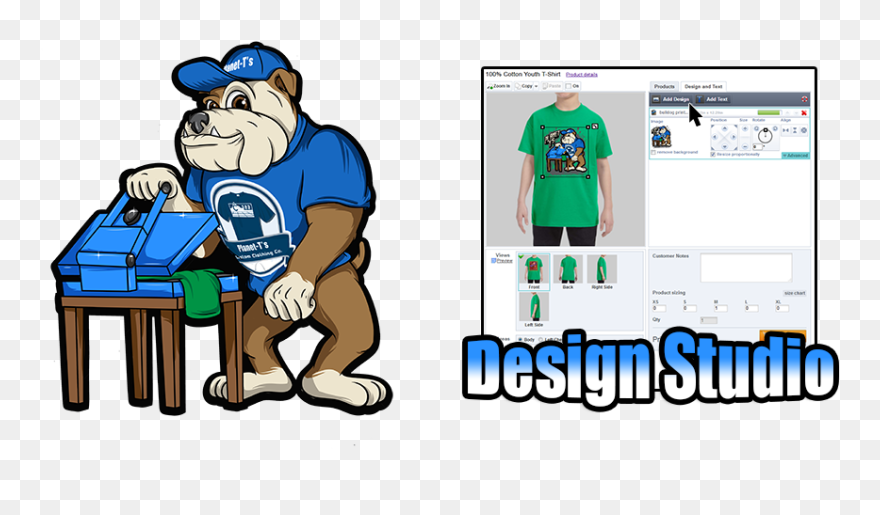 T-shirt Design Studio - Cartoon Clipart