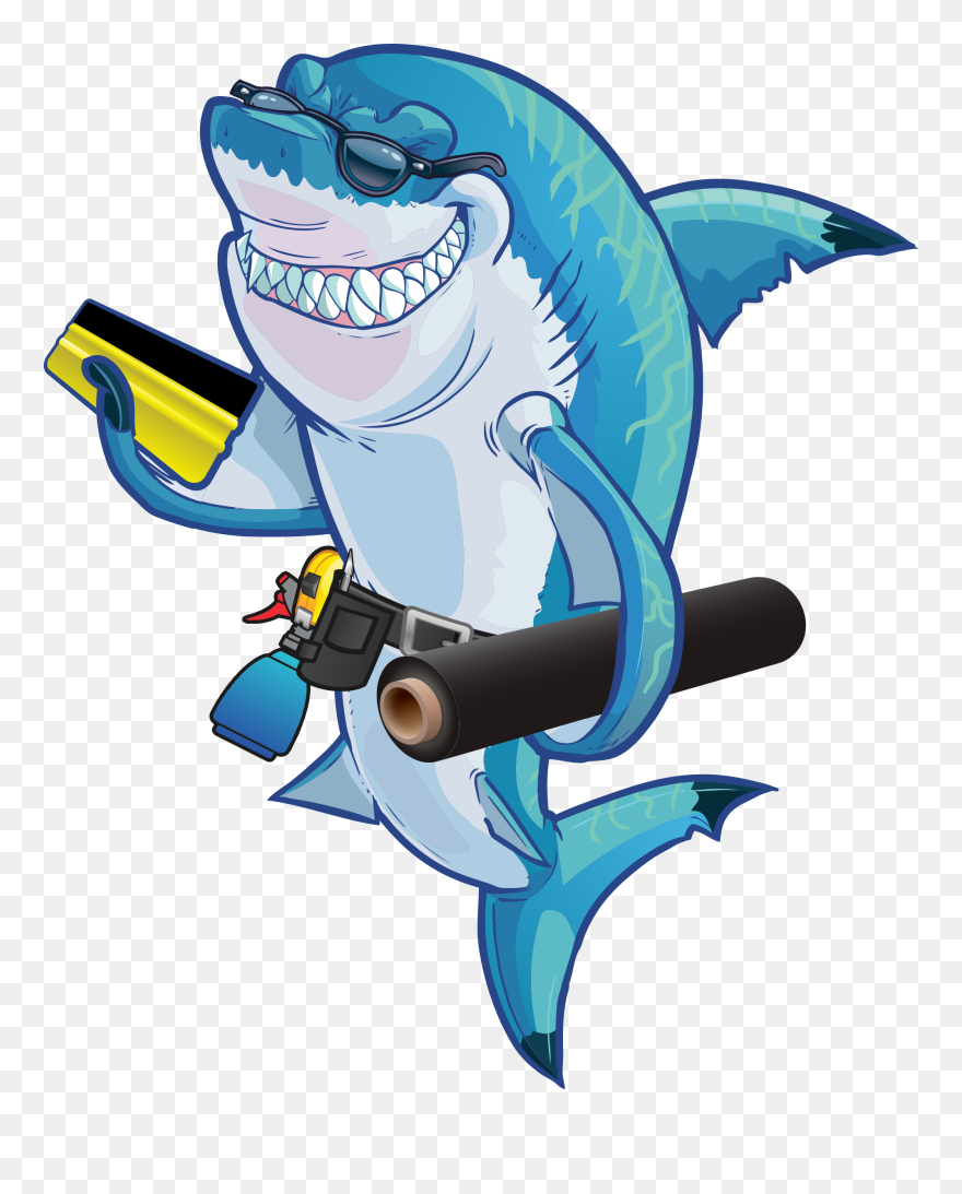 Shark Mascot - Cartoon Clipart
