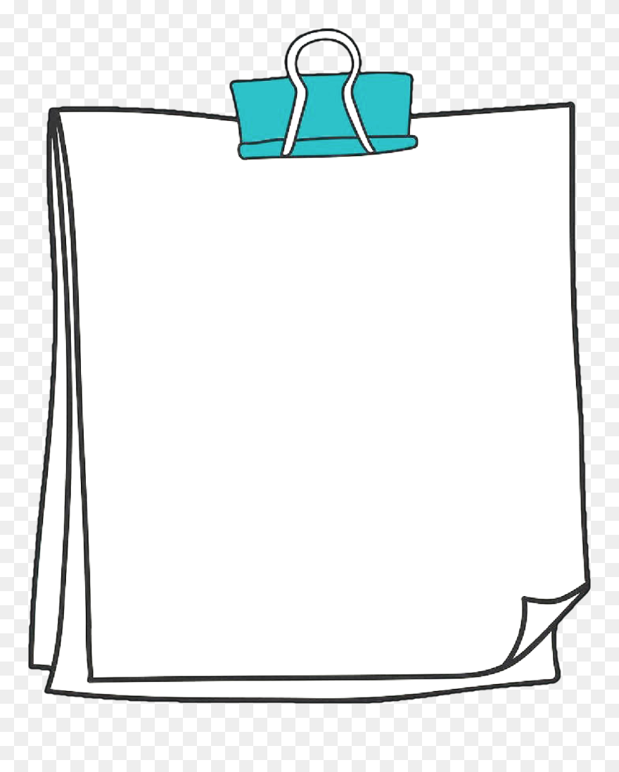 #notes #paper #papernotes #paperclip #notice #notiz - Paper - Png Download