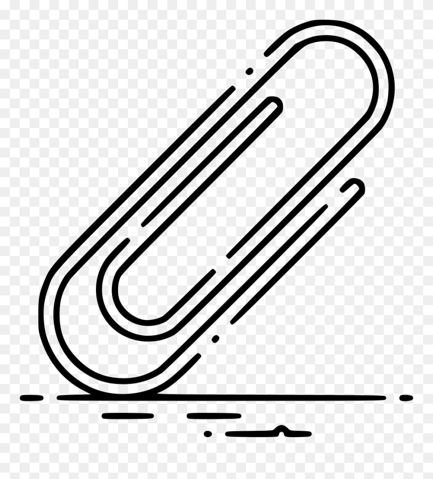 Paperclip - Portable Network Graphics - Png Download