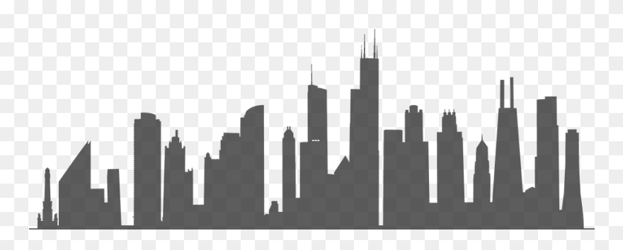 Chicago Skyline Silhouette Royalty-free - Chicago Skyline Silhouette Clipart