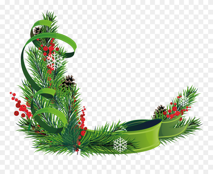 Transparent Christmas Corners Png Clipart