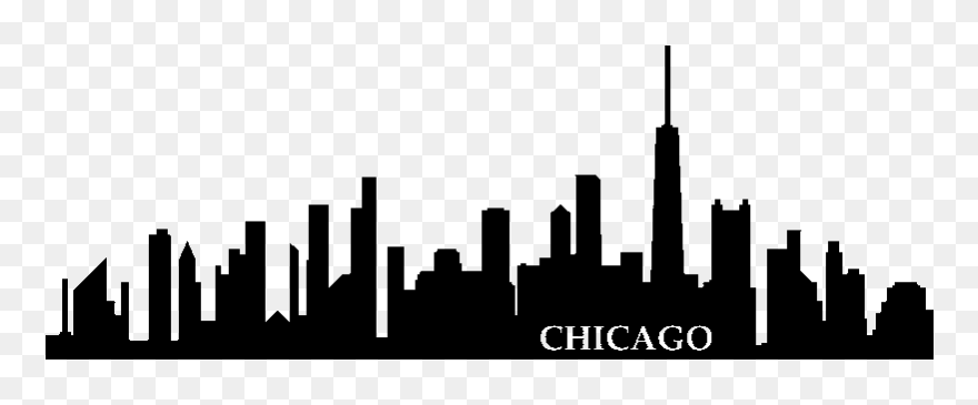 Wall Decal Skyline Cloud Gate - Wall Decal Clipart