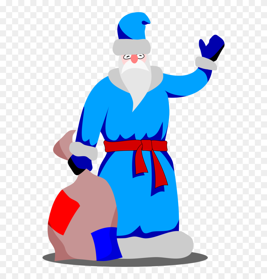 Transparent Christmas Santa Claus Christmas Clipart - Ded Moroz - Png Download