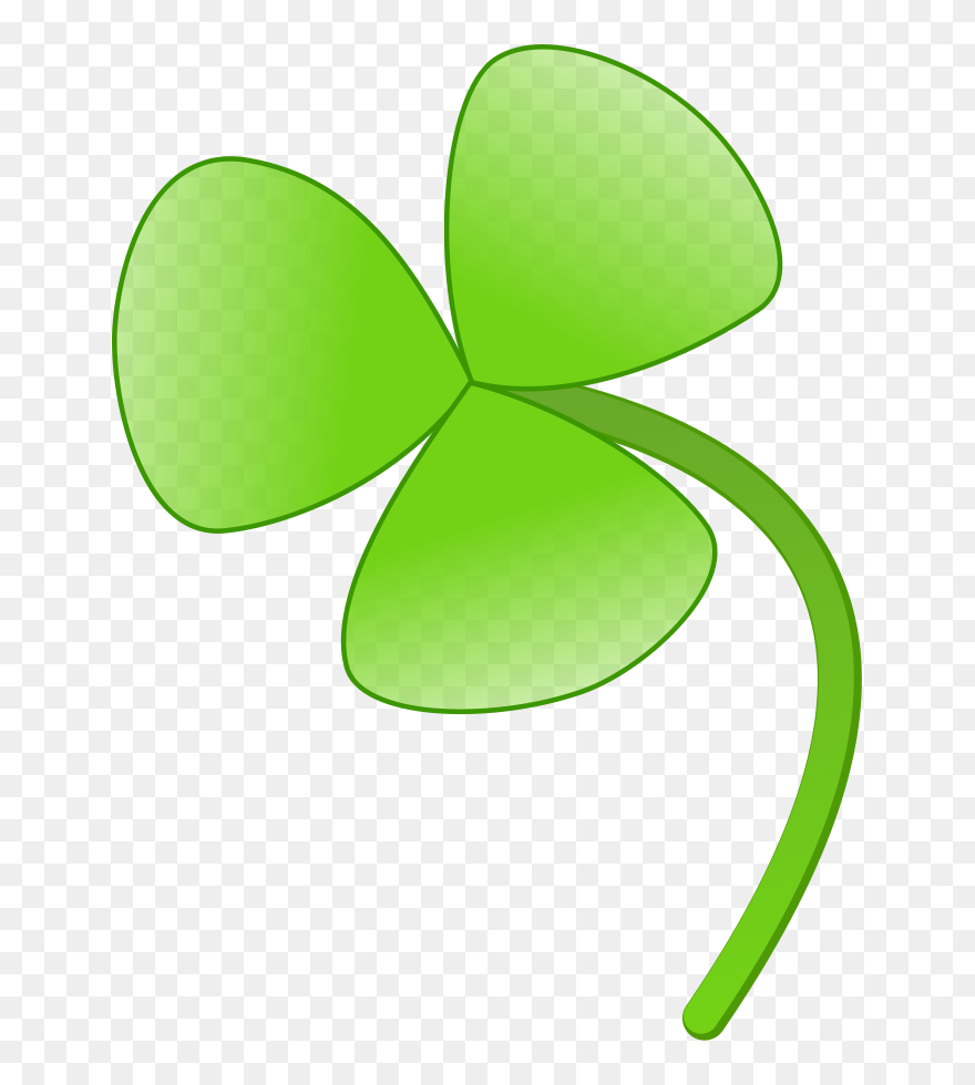 Summer Leaves Clipart, Vector Clip Art Online, Royalty - Flower With Three Leaves - Png Download