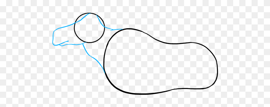 How To Draw Moose - Line Art Clipart