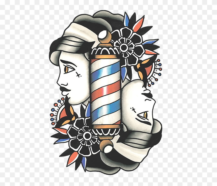 Barbet Clipart Male Hairdresser - Lady Barber Cartoon - Png Download