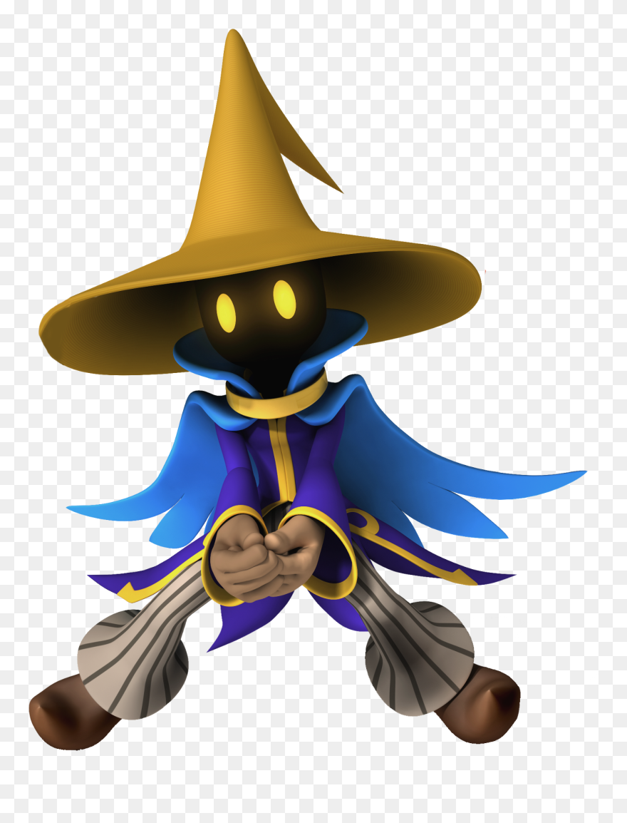 Final Fantasy Clipart Black Mage - Black Mage Mario Slam Basketball - Png Download