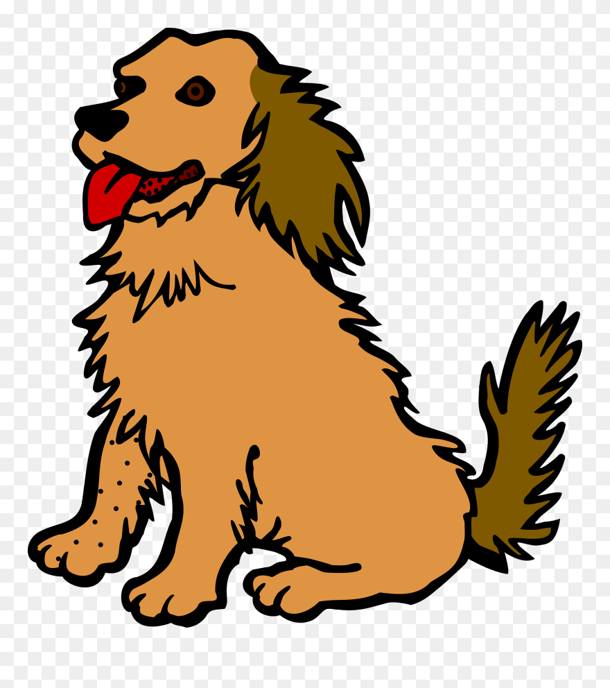 Dog Clipart - Dog Clipart Black And White - Png Download