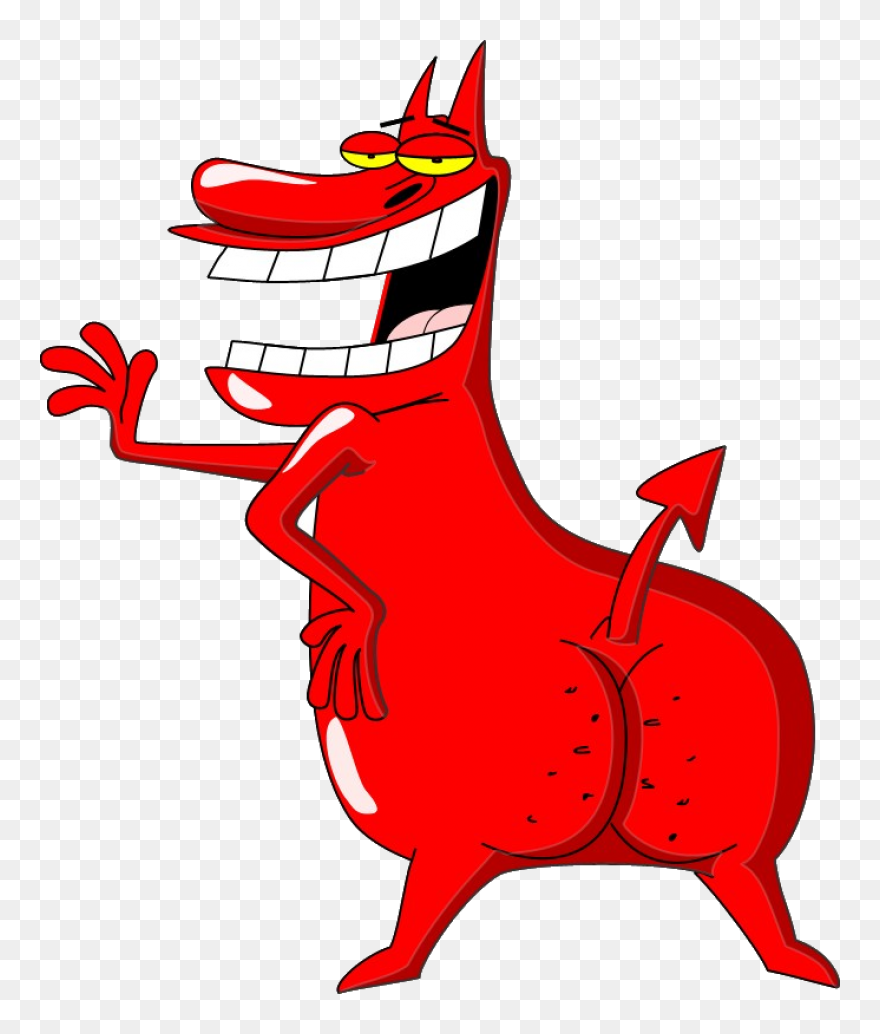 Demon - Devil From Cow And Chicken Clipart