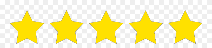 Transparent Background 5 Star Rating Png Clipart
