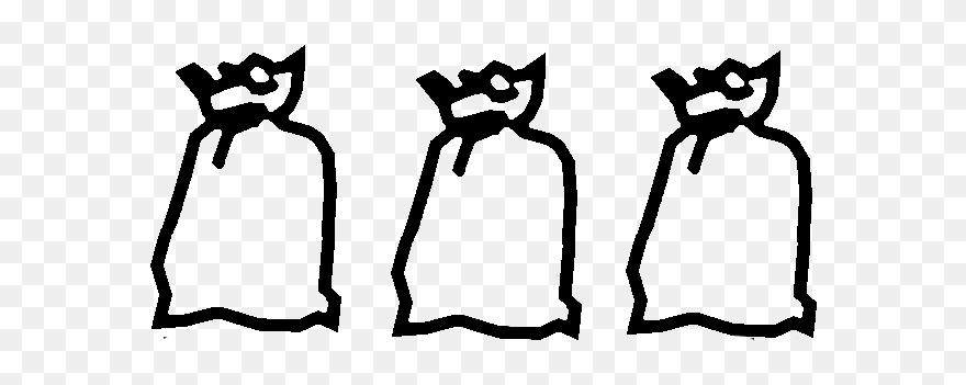 3bags - 3 Bags Full Cartoon Clipart