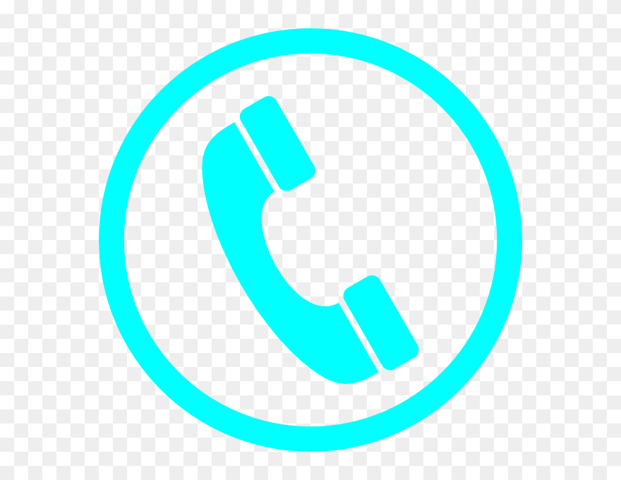 Transparent Request Clipart - Turquoise Phone Icon Png