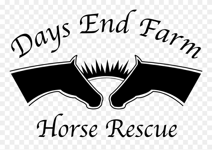 Days End Farm Horse Rescue - Illustration Clipart