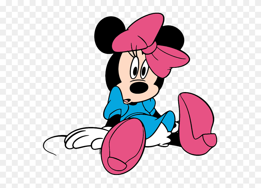 Transparent Minnie Mouse Head Png - Glitter Minnie Mouse Clipart