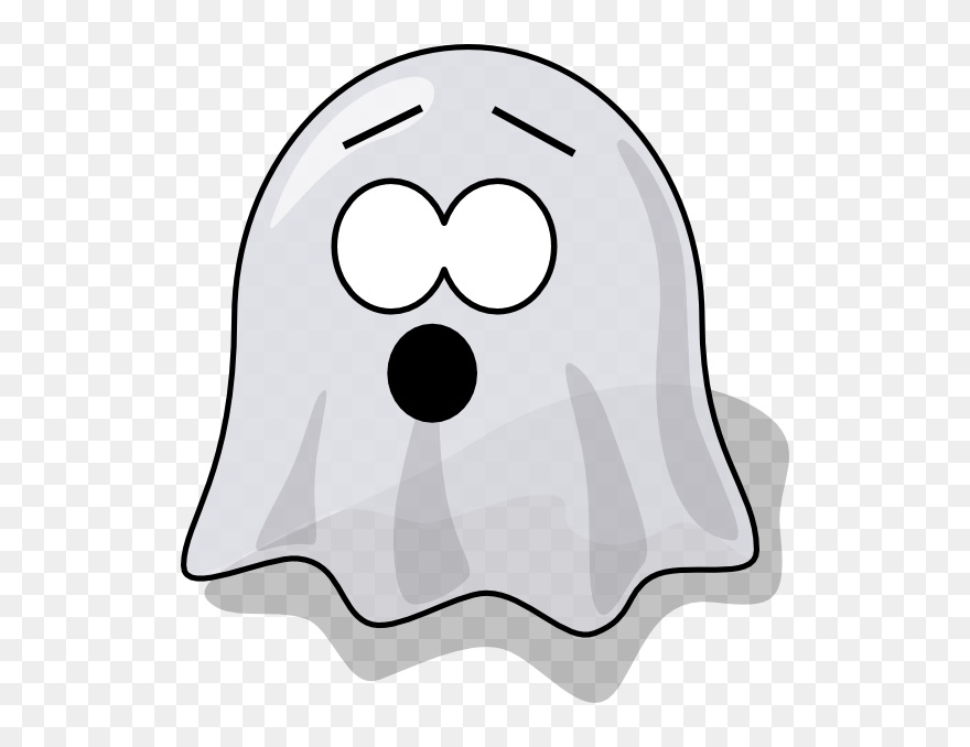 Cute Ghost Clipart - Cartoon Ghost - Png Download