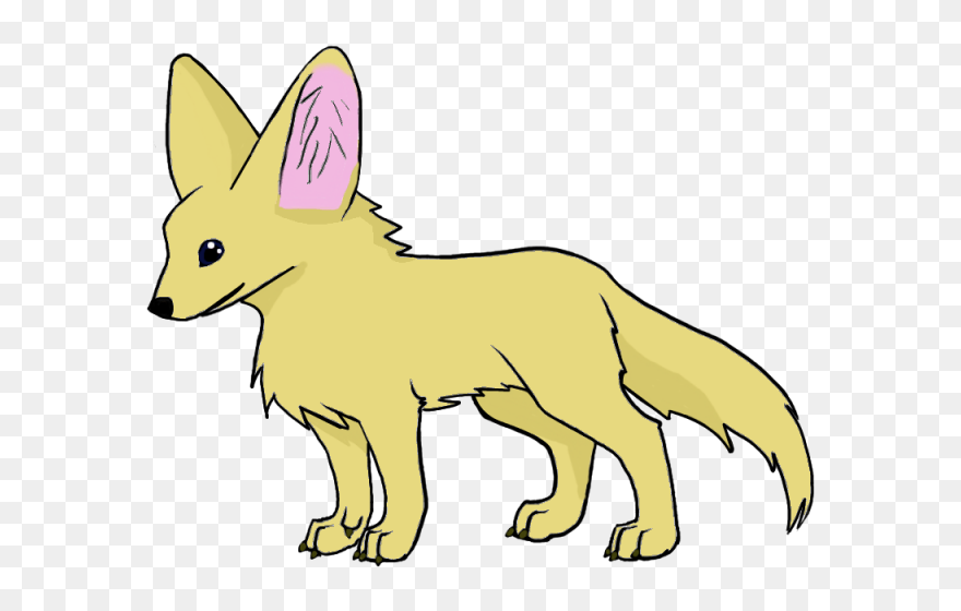 Drawing Easy Fennec Fox Clipart