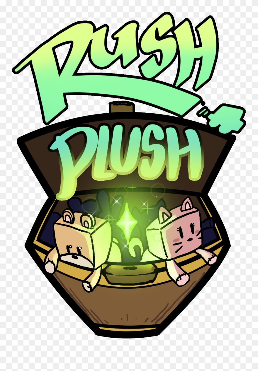 Rush Plush Title Card Clipart