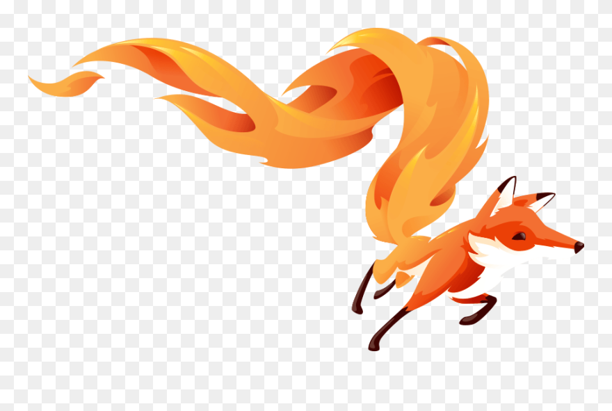 Fox Logo Png - Firefox's Fox Png Clipart