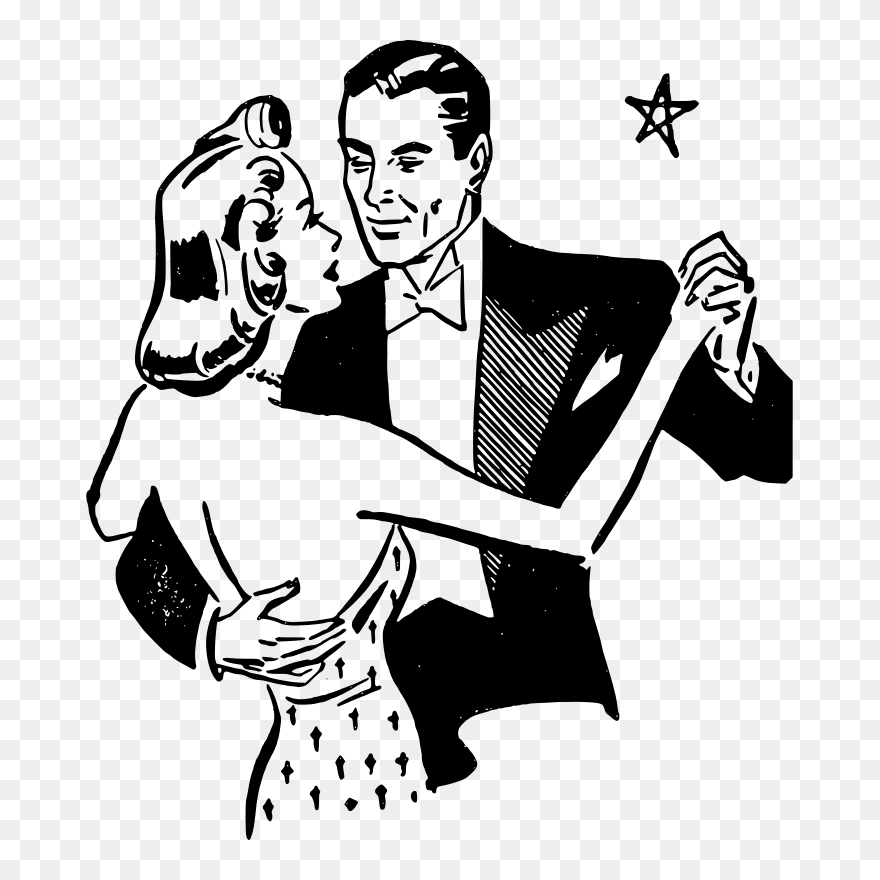 Pin By Leah Guenther - Clipart Dancing Couple - Png Download