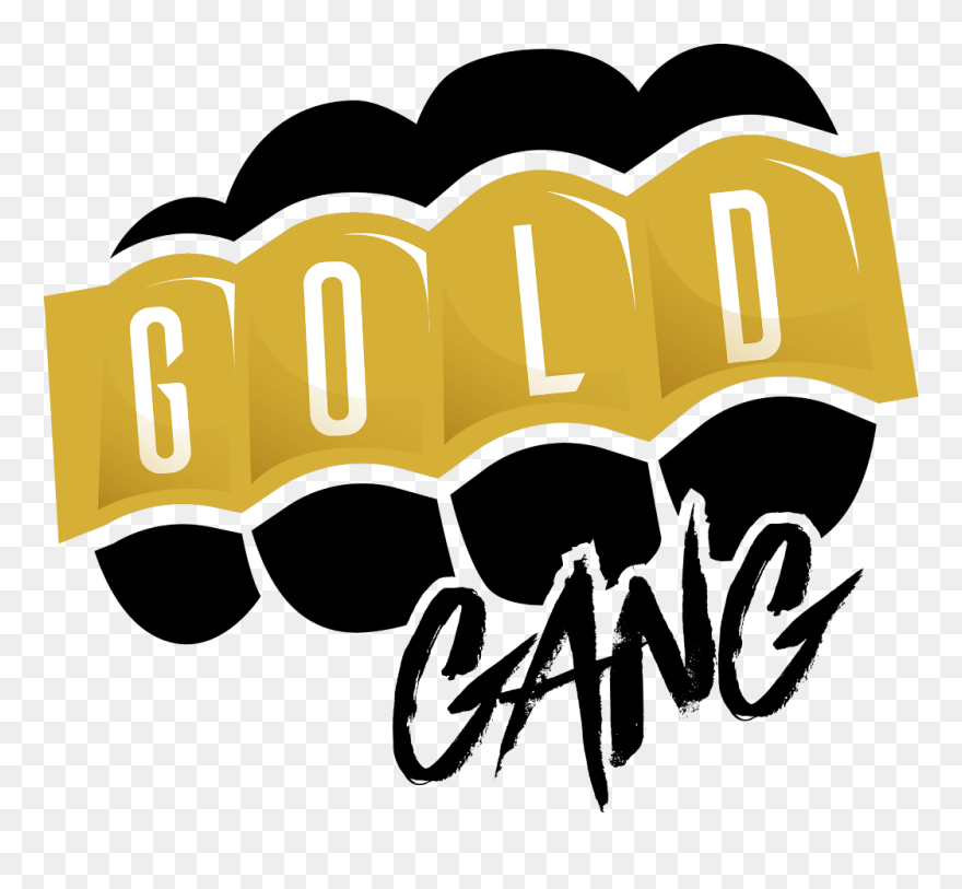 #gold #gang #brass #knuckles - Gold Gang Clipart